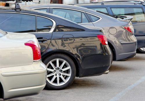 A car being parked for a long time